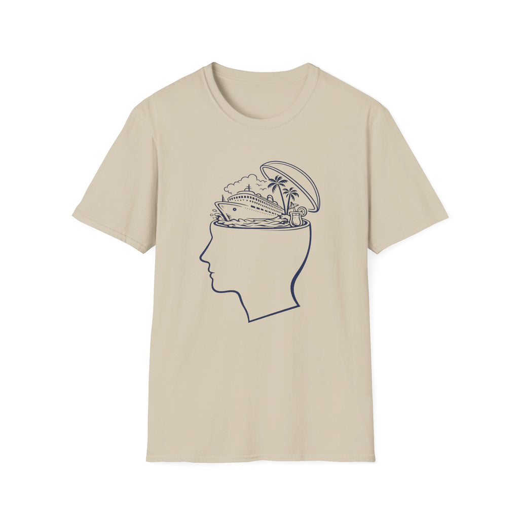 Cruise on the Mind (Navy Print) T-Shirt