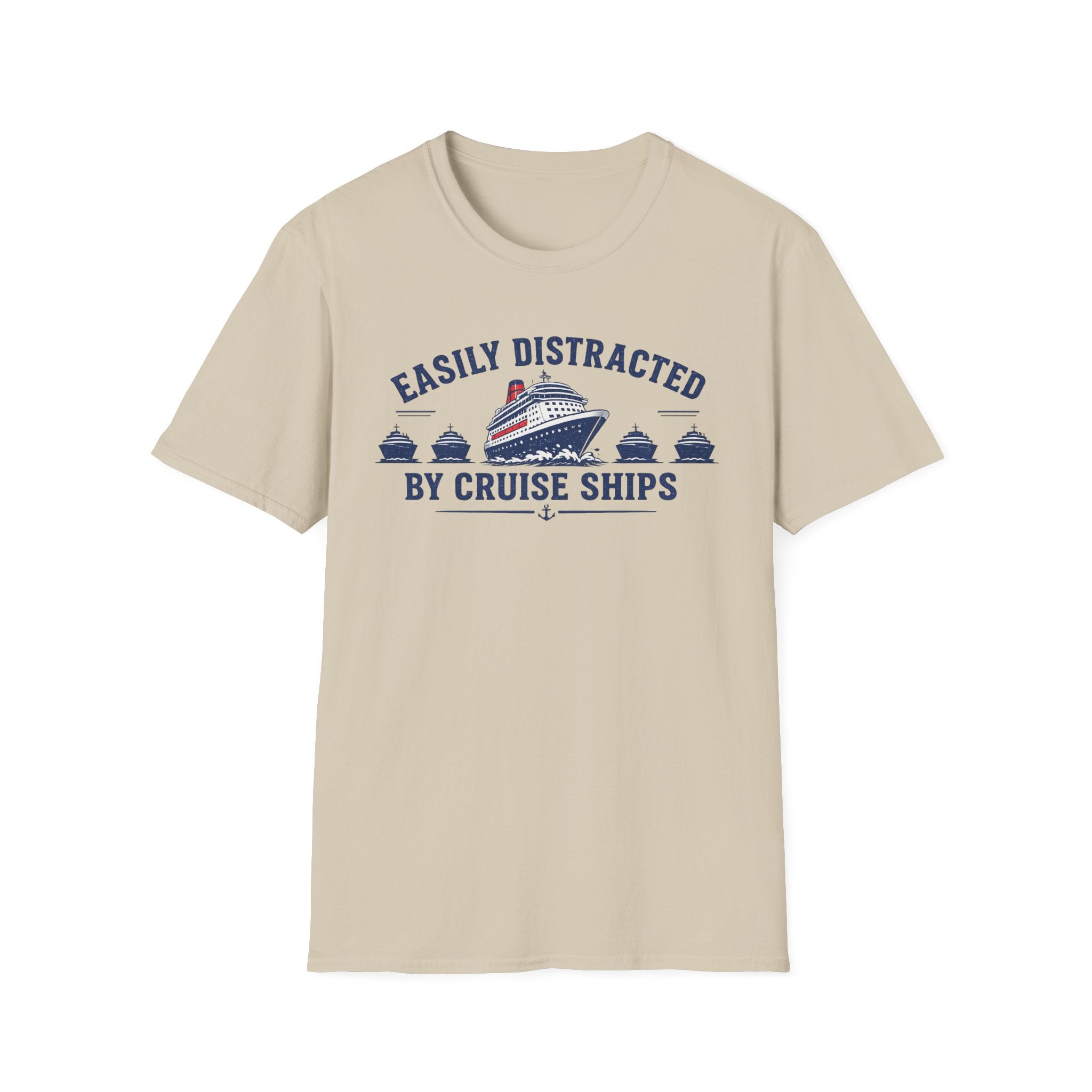 Easily Distracted by Cruise Ships T-Shirt