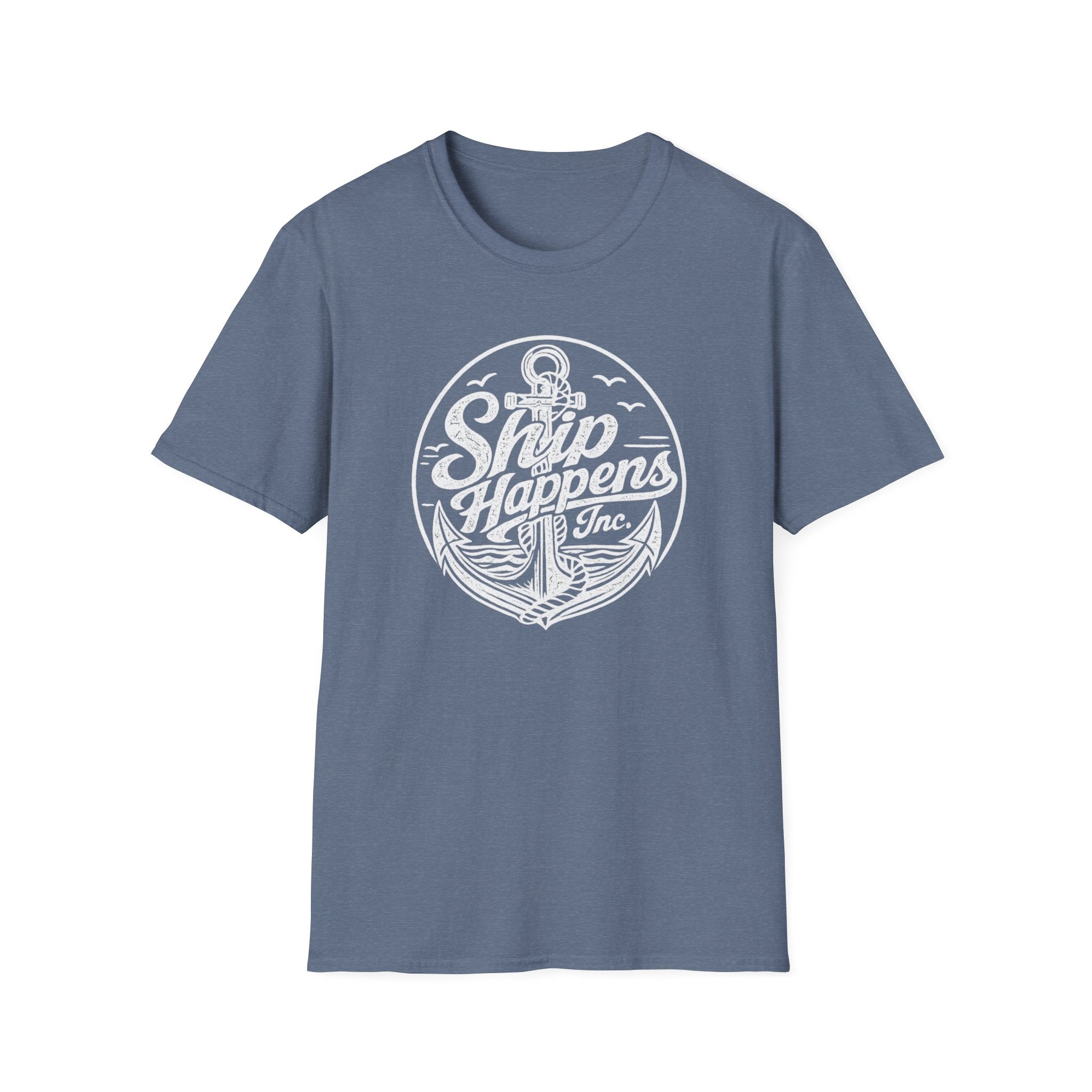 Ship Happens (White Print) T-Shirt