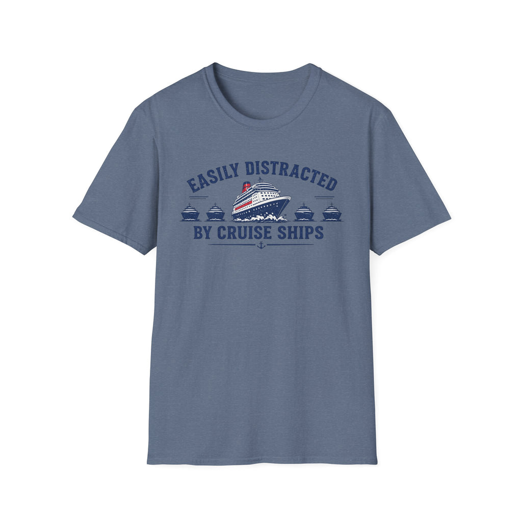 Easily Distracted by Cruise Ships T-Shirt