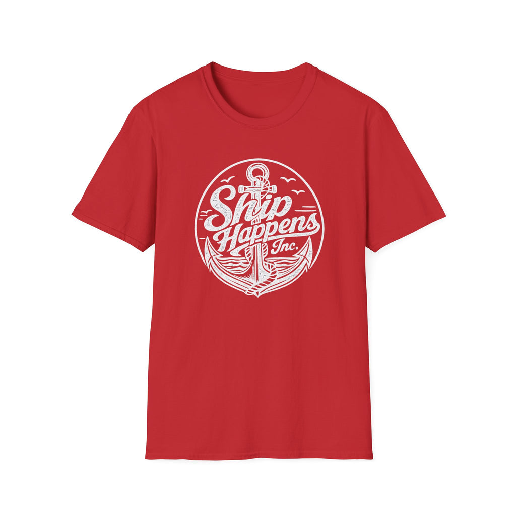 Ship Happens (White Print) T-Shirt