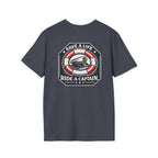 Save A Life Ride A Captain (Back Design) T-Shirt