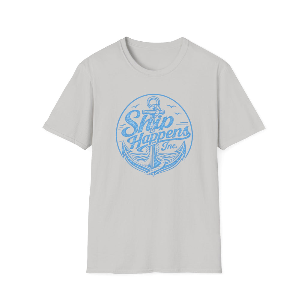 Ship Happens (Light Blue Print) T-Shirt