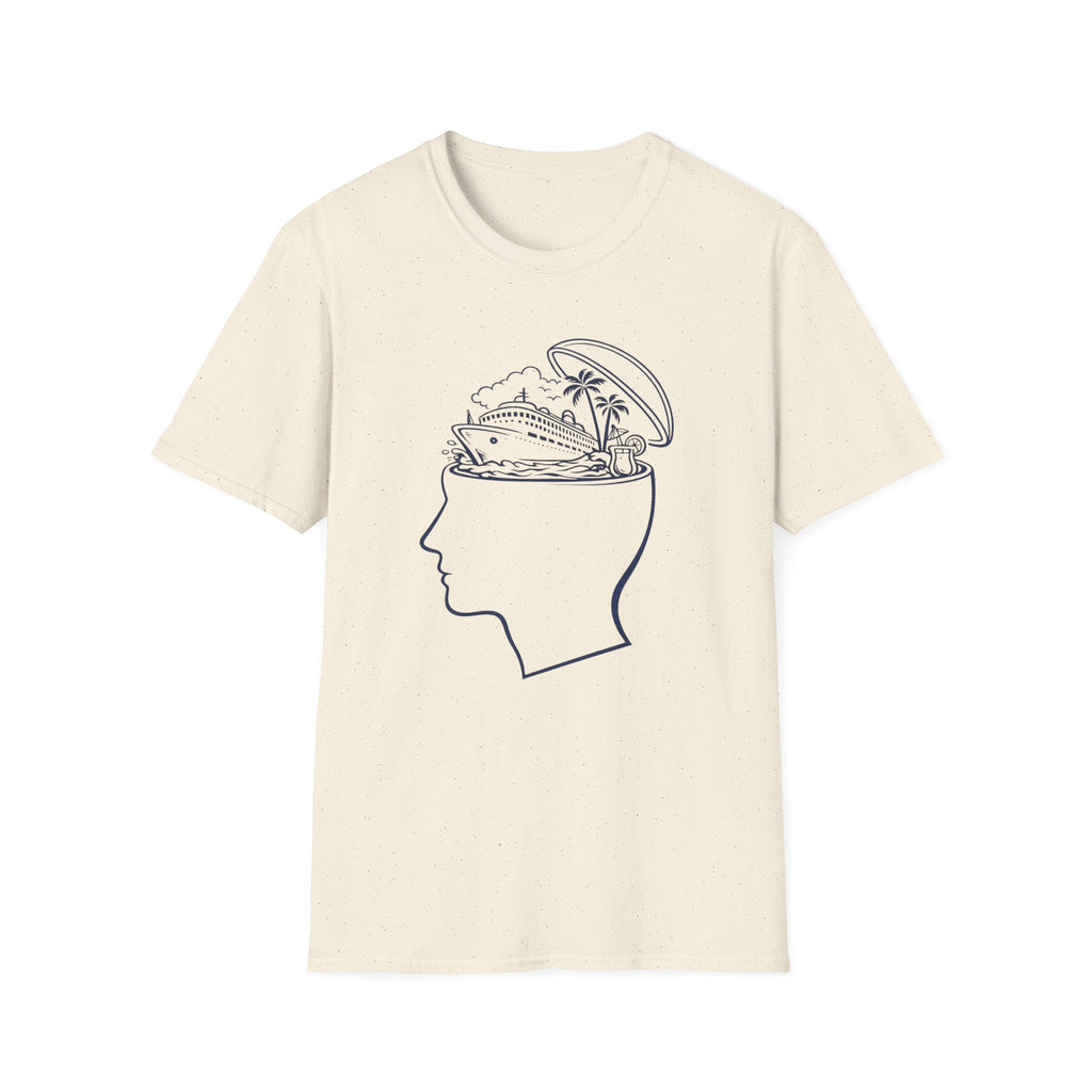 Cruise on the Mind (Navy Print) T-Shirt