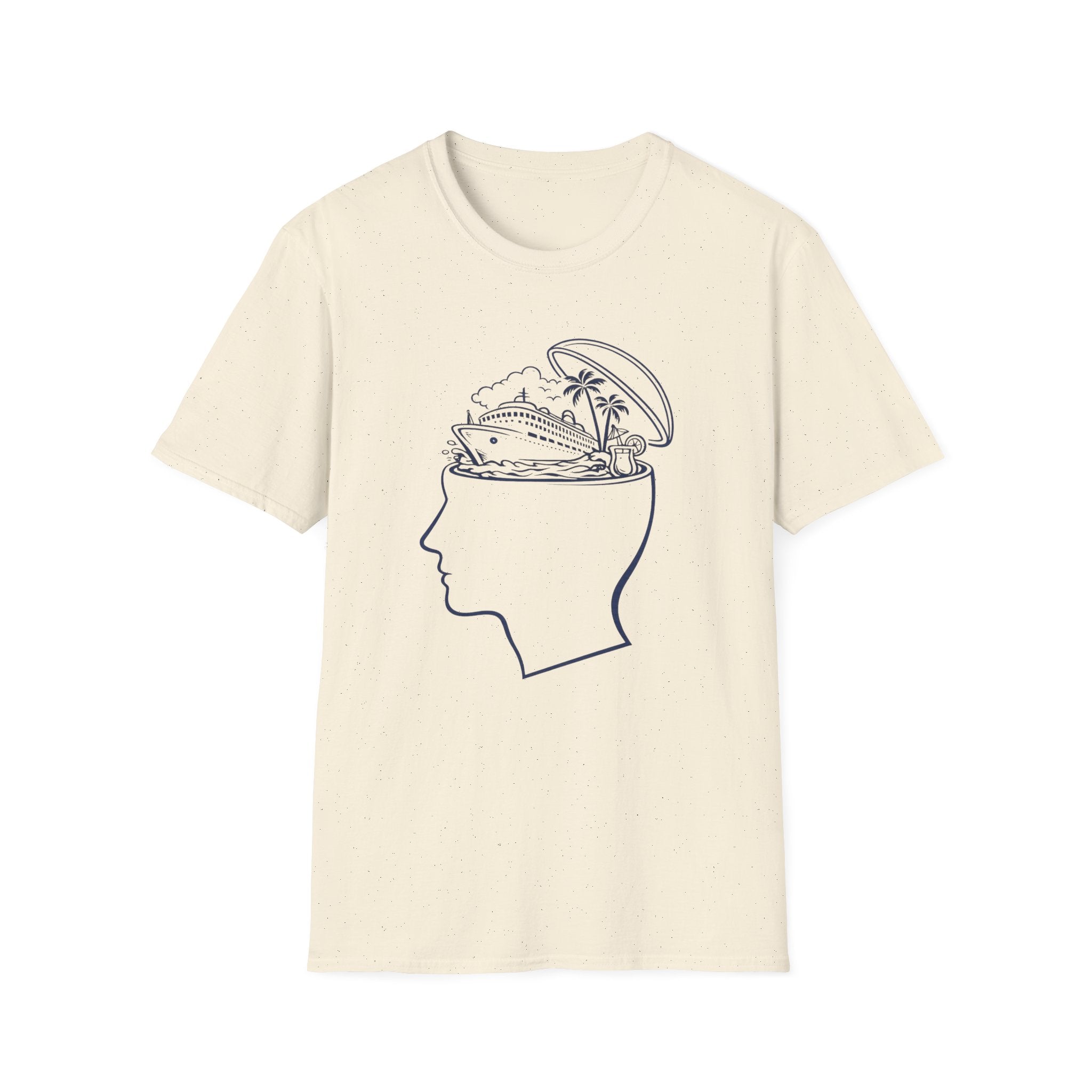 Cruise on the Mind (Navy Print) T-Shirt