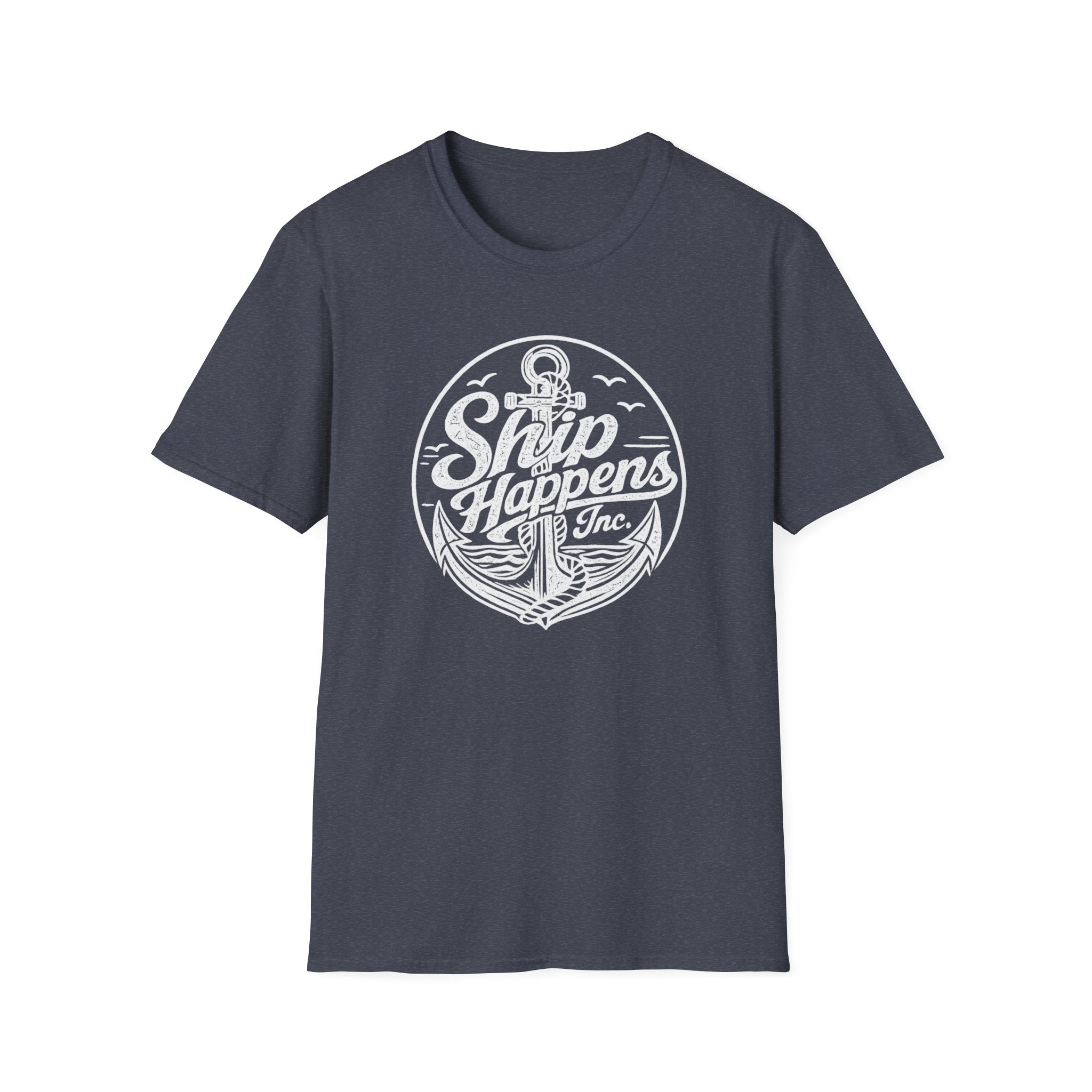 Ship Happens (White Print) T-Shirt