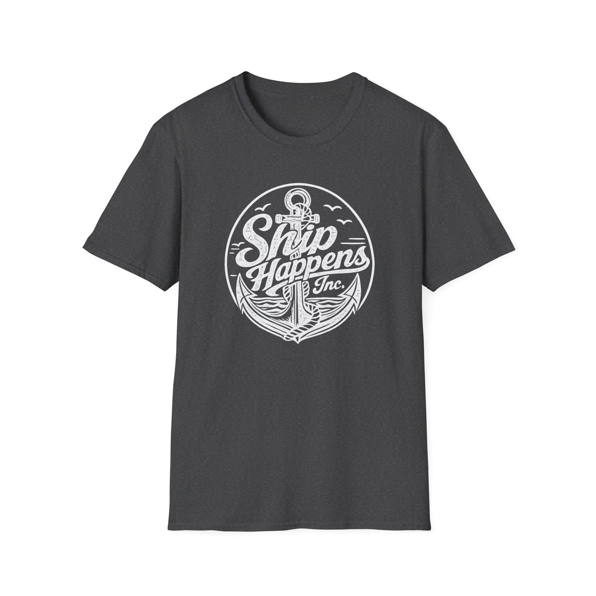 Ship Happens (White Print) T-Shirt