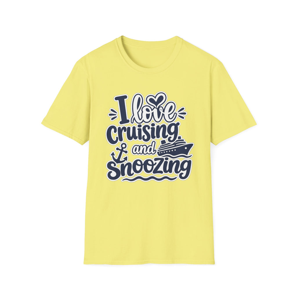 I Love Cruising and Snoozing T-Shirt