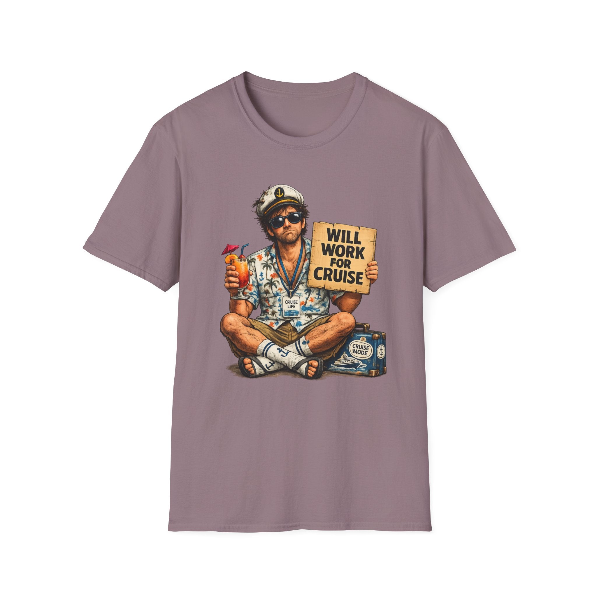 Will Work For Cruise T-Shirt