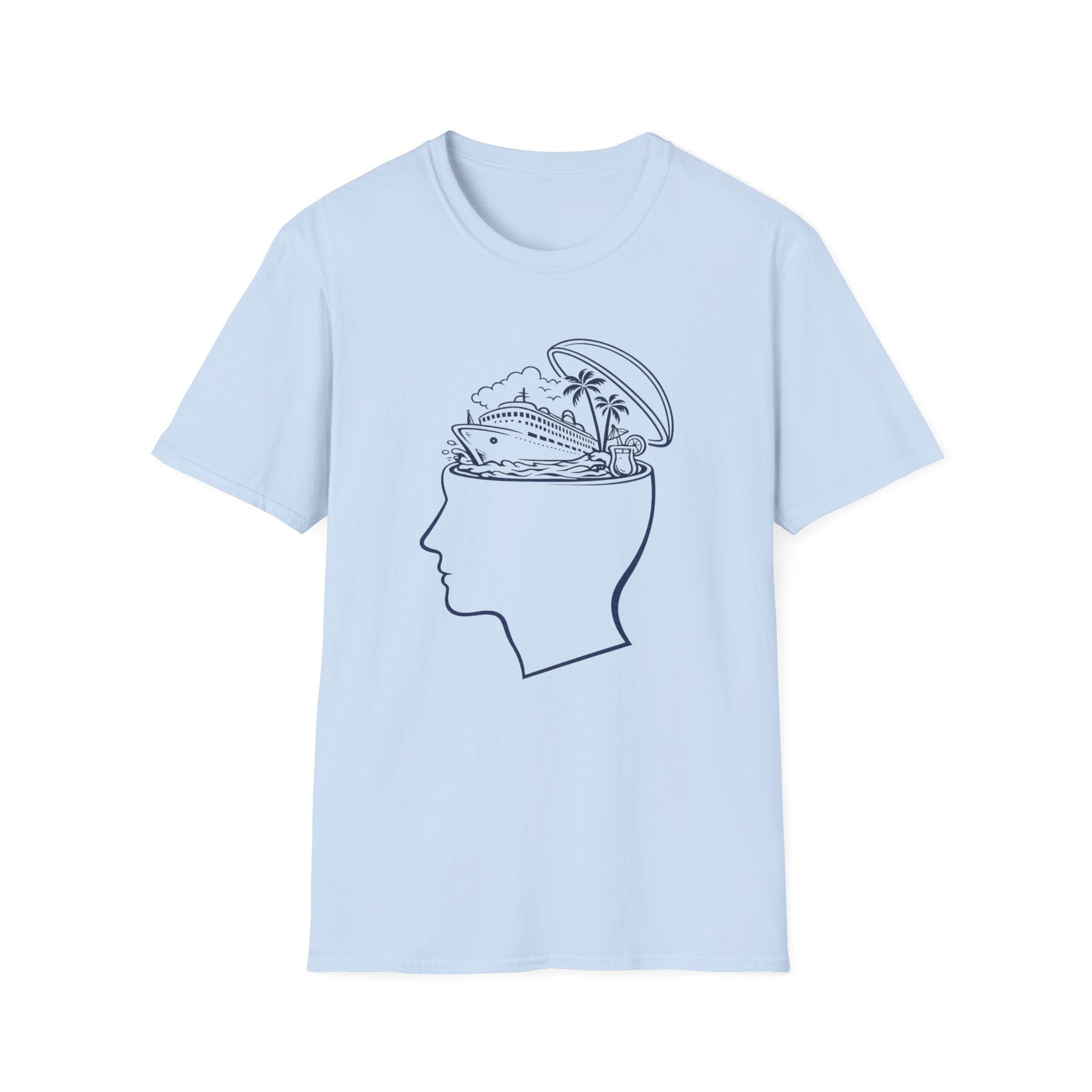 Cruise on the Mind (Navy Print) T-Shirt