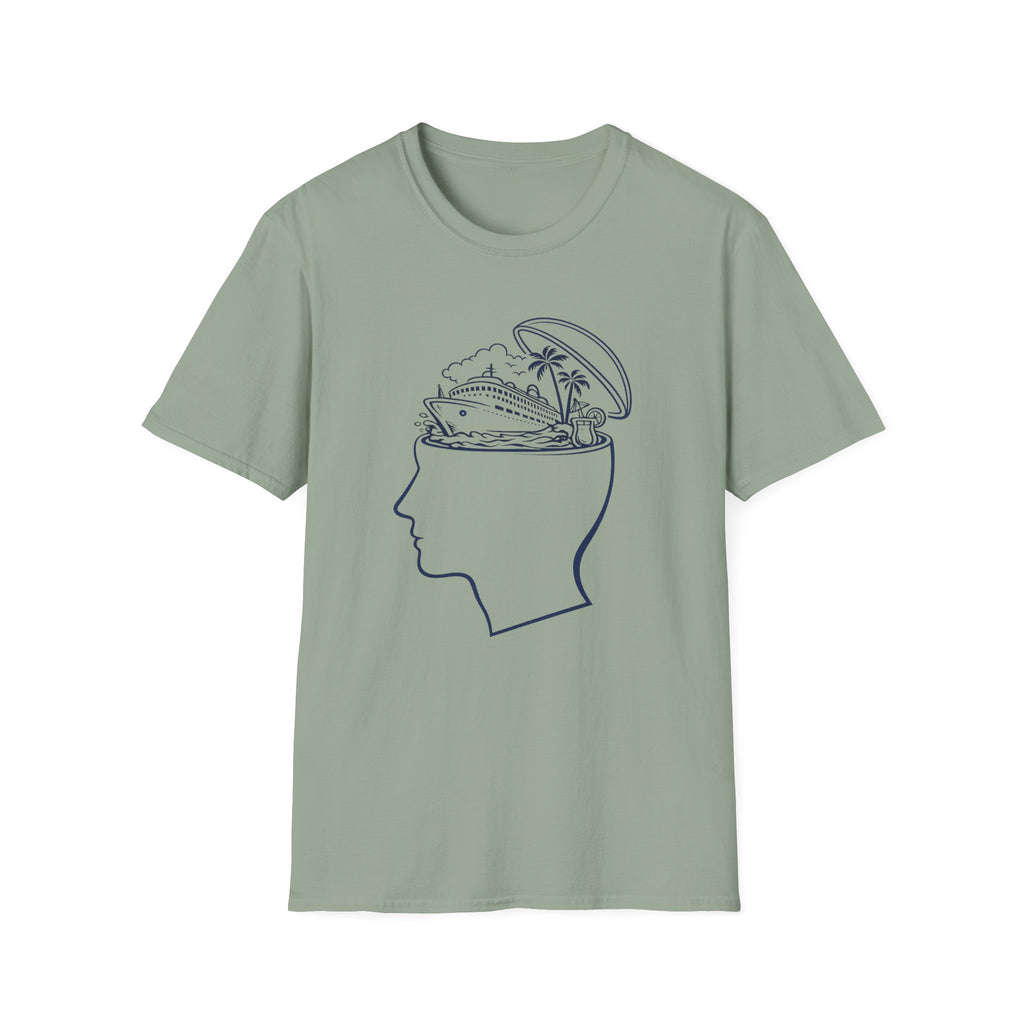 Cruise on the Mind (Navy Print) T-Shirt