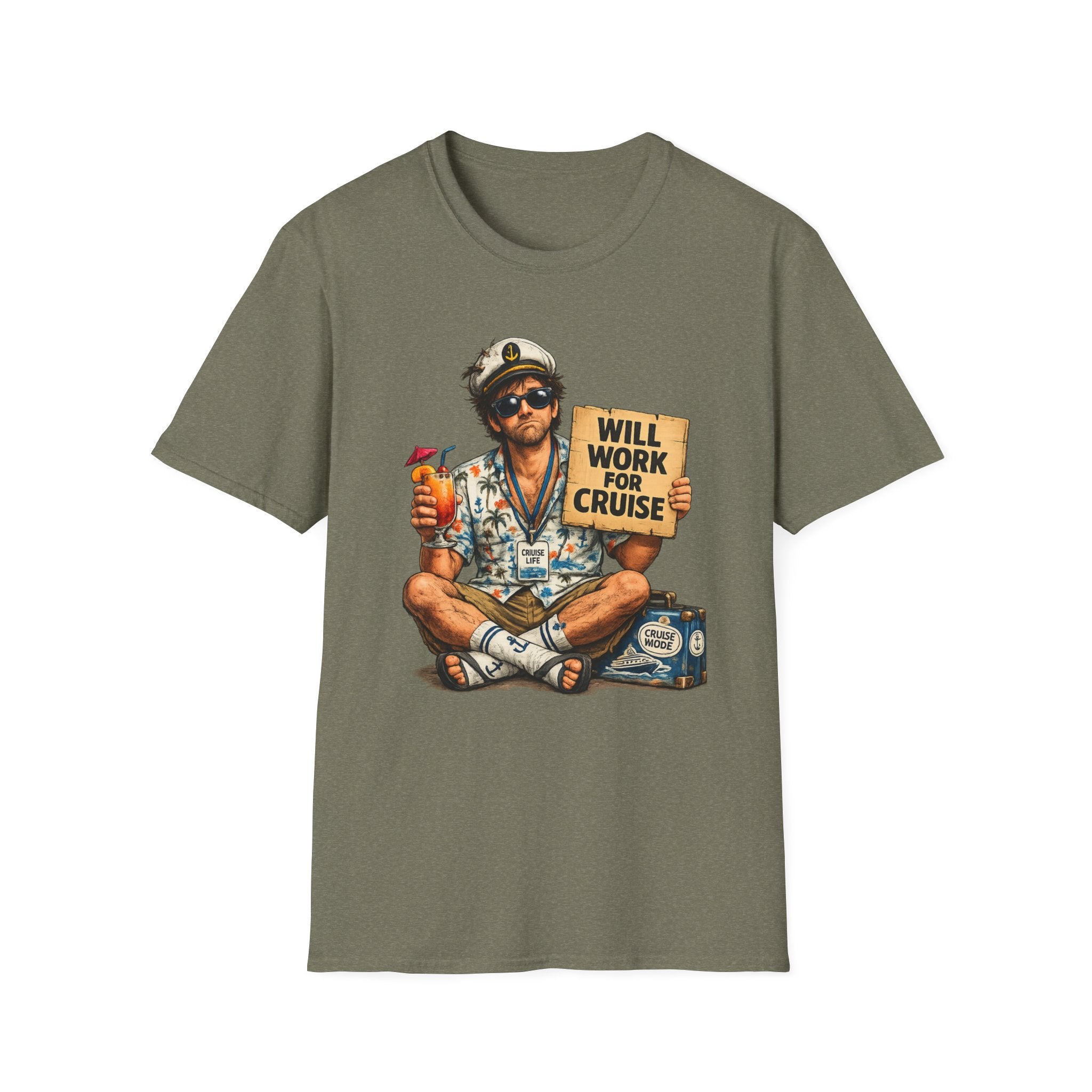 Will Work For Cruise T-Shirt