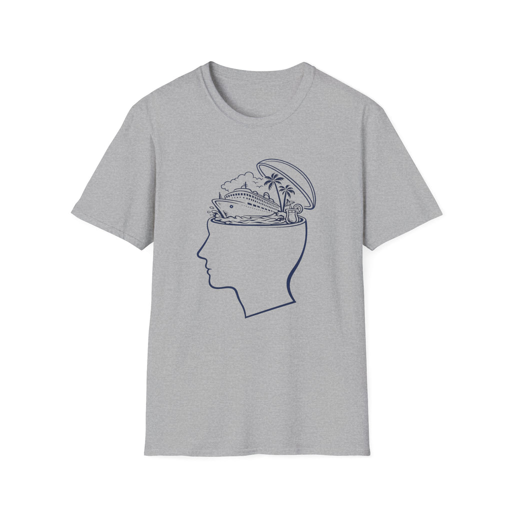 Cruise on the Mind (Navy Print) T-Shirt