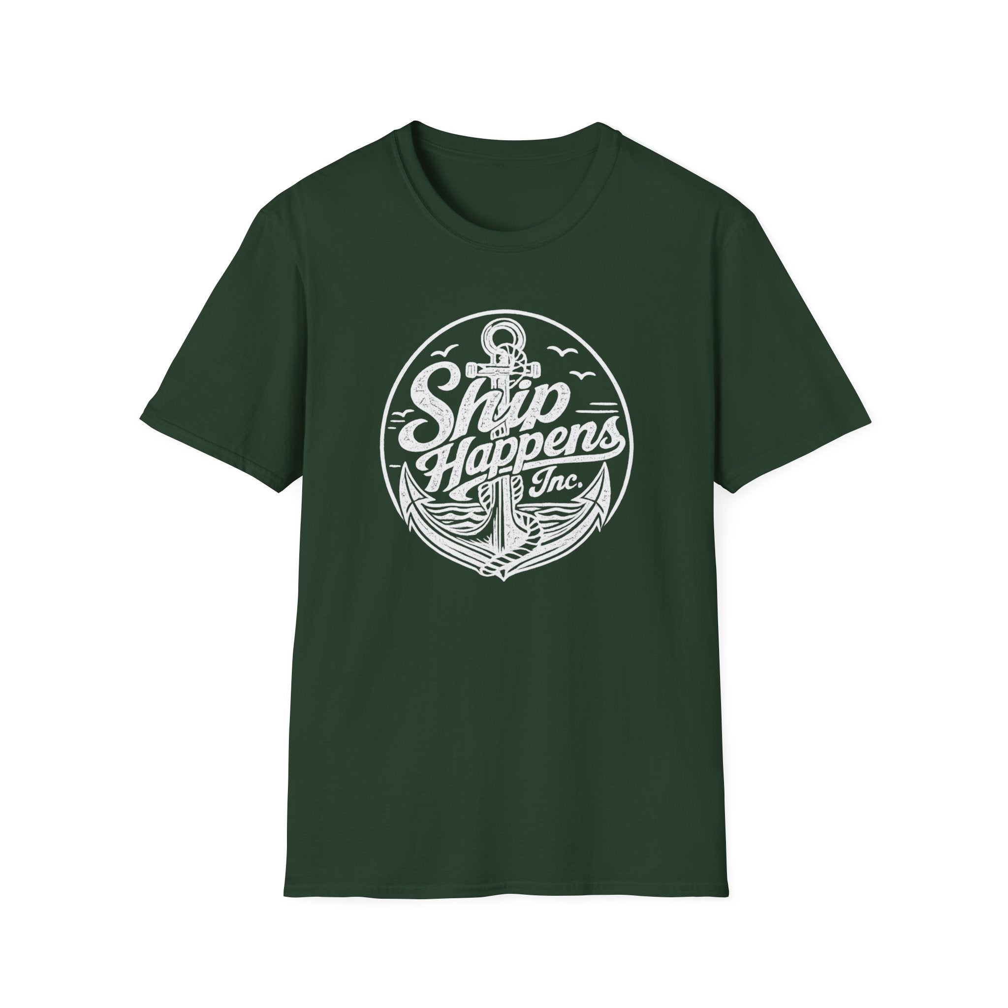 Ship Happens (White Print) T-Shirt