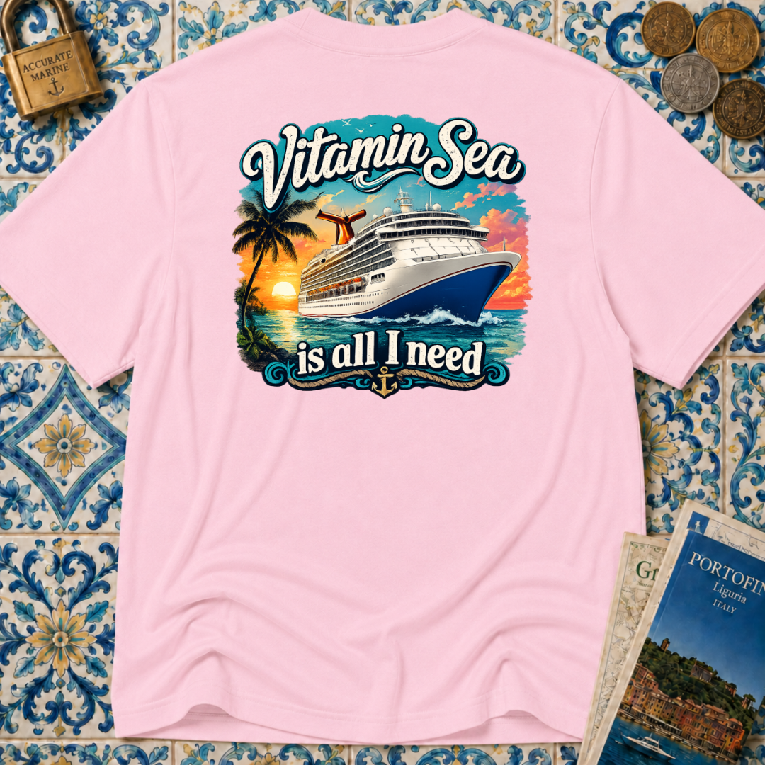 Vitamin Sea Is All I Need T-Shirt (Front & Back Design)