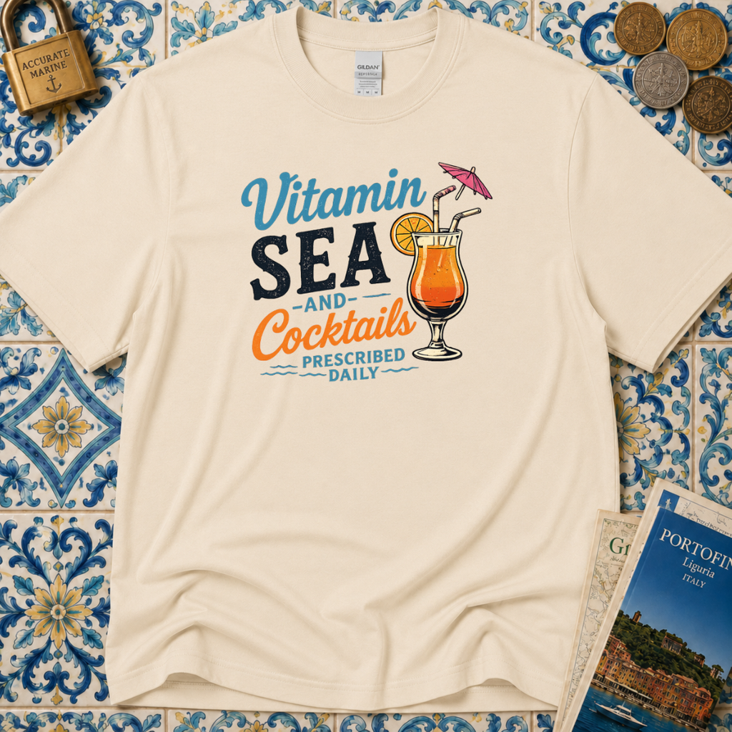 Vitamin Sea And Cocktails Prescribed Daily T-Shirt