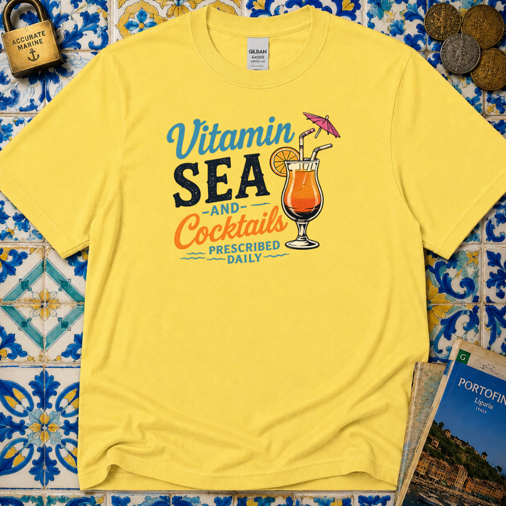 Vitamin Sea And Cocktails Prescribed Daily T-Shirt