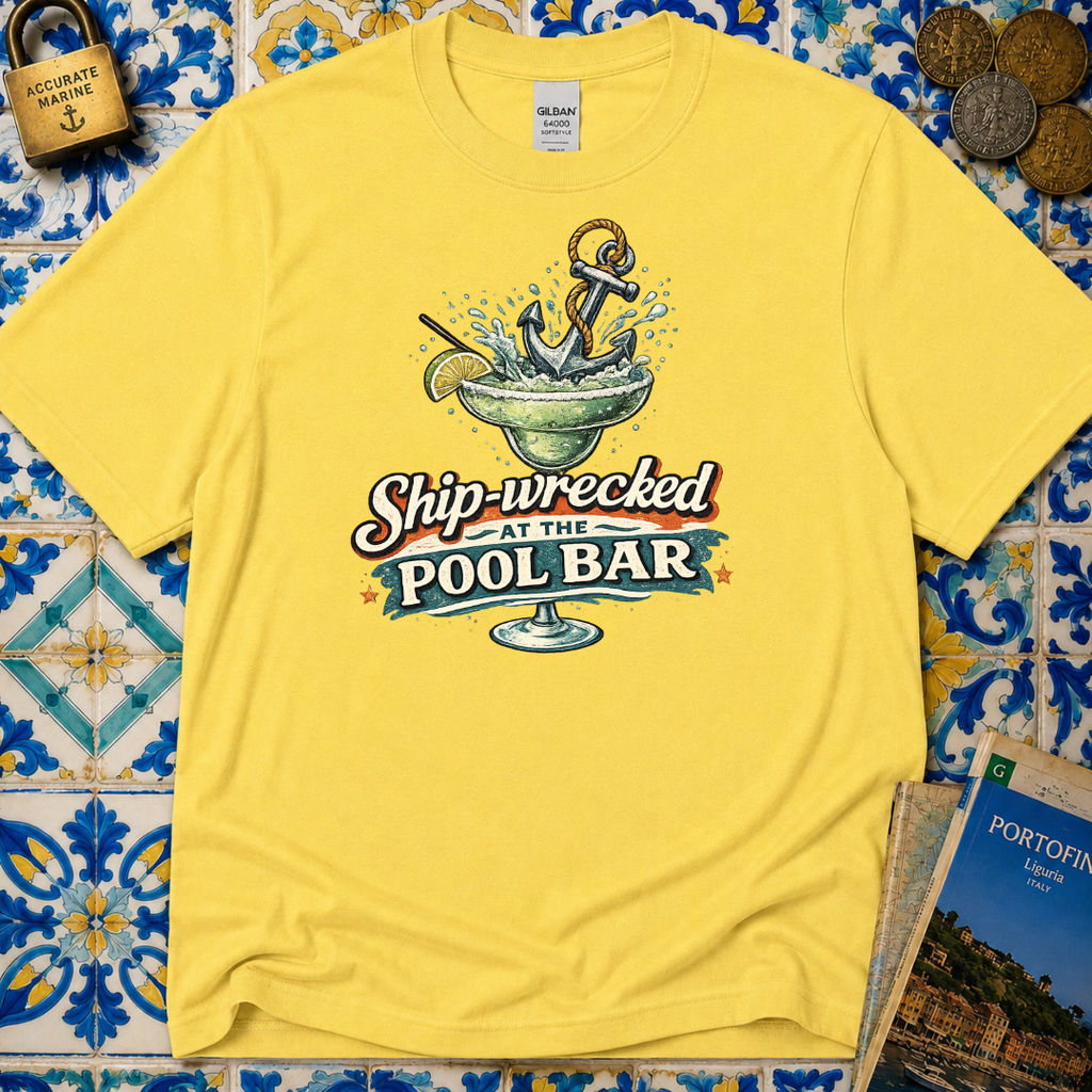 Shipwrecked at Pool Bar T-Shirt