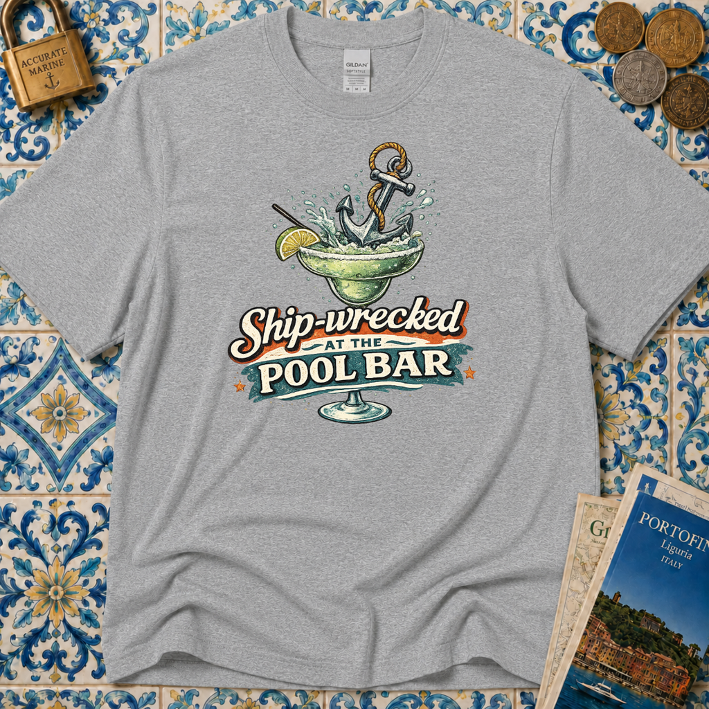 Shipwrecked at Pool Bar T-Shirt