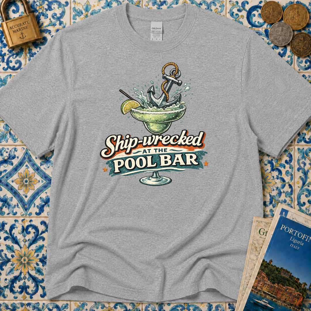 Shipwrecked at Pool Bar T-Shirt