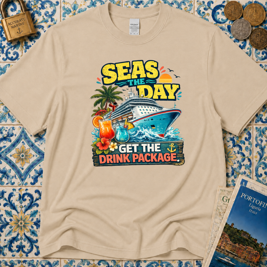 Seas The Day Get The Drink Package T-Shirt