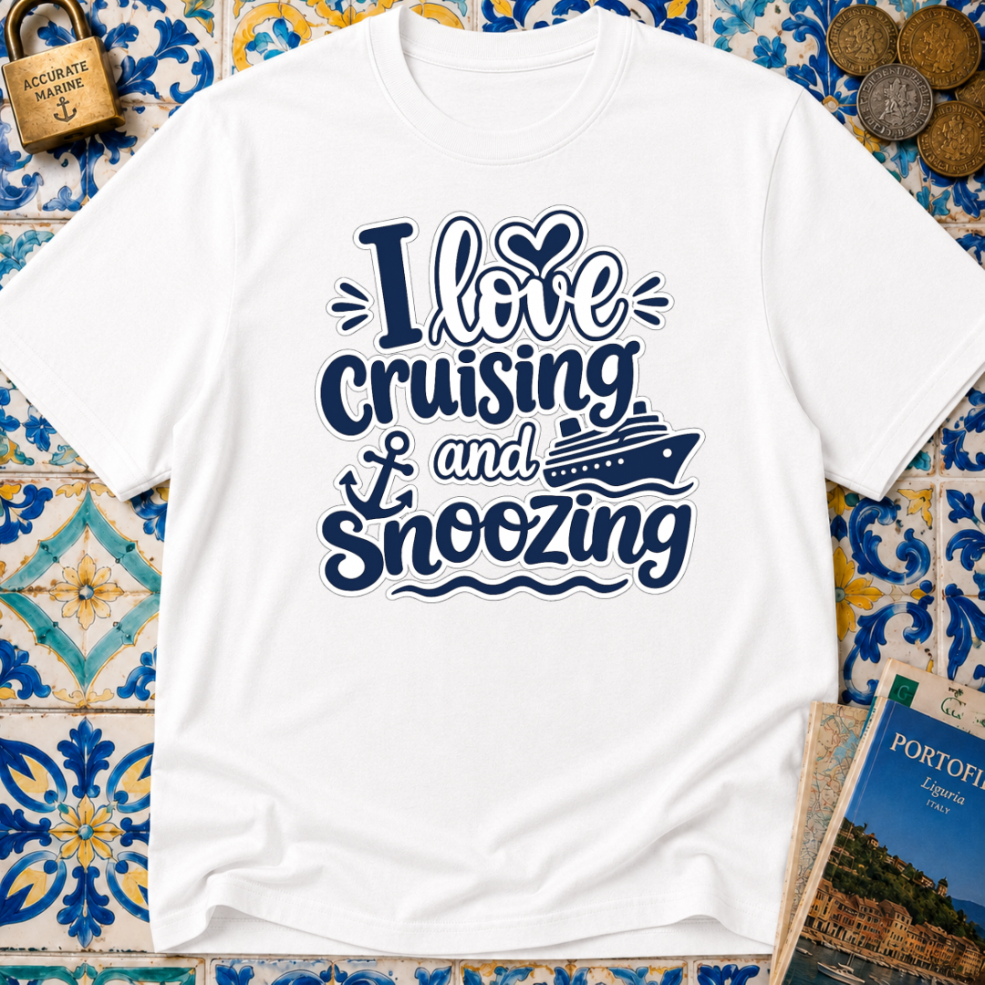 I Love Cruising And Snoozing T-shirt