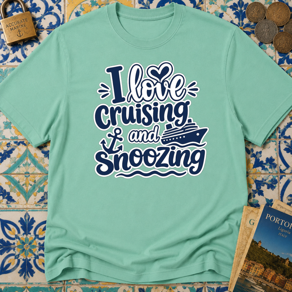 I Love Cruising And Snoozing T-shirt