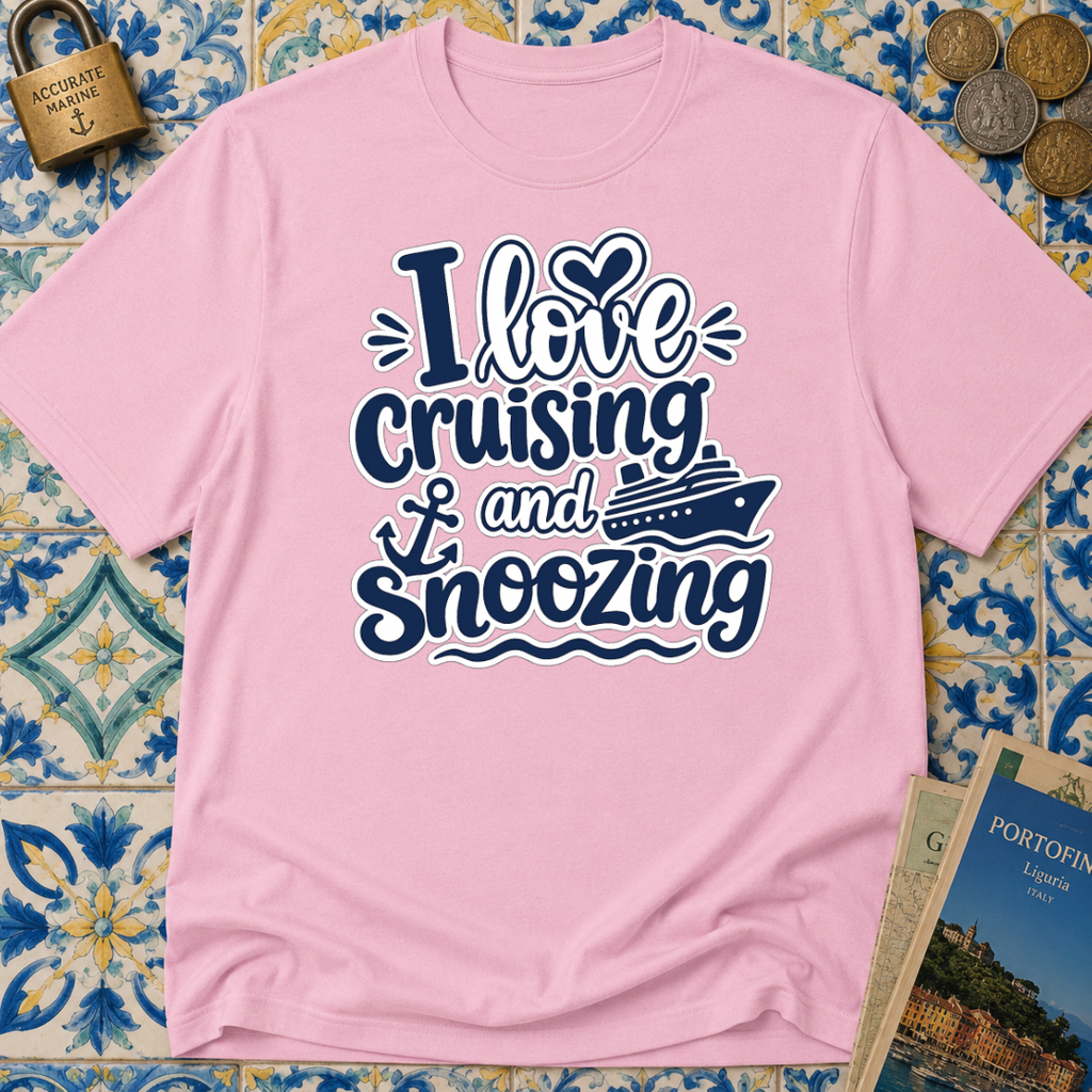 I Love Cruising And Snoozing T-shirt