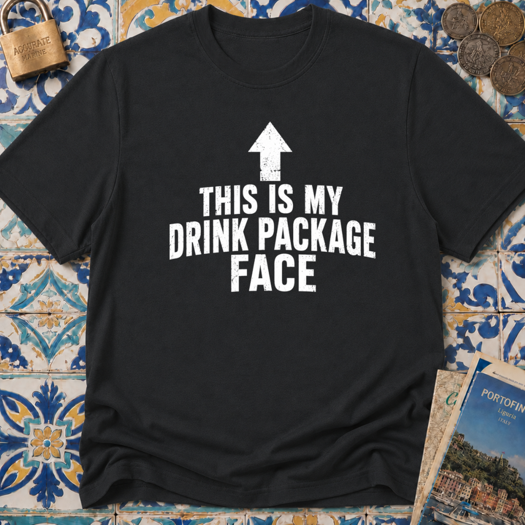 This Is My Drink Package Face T-shirt