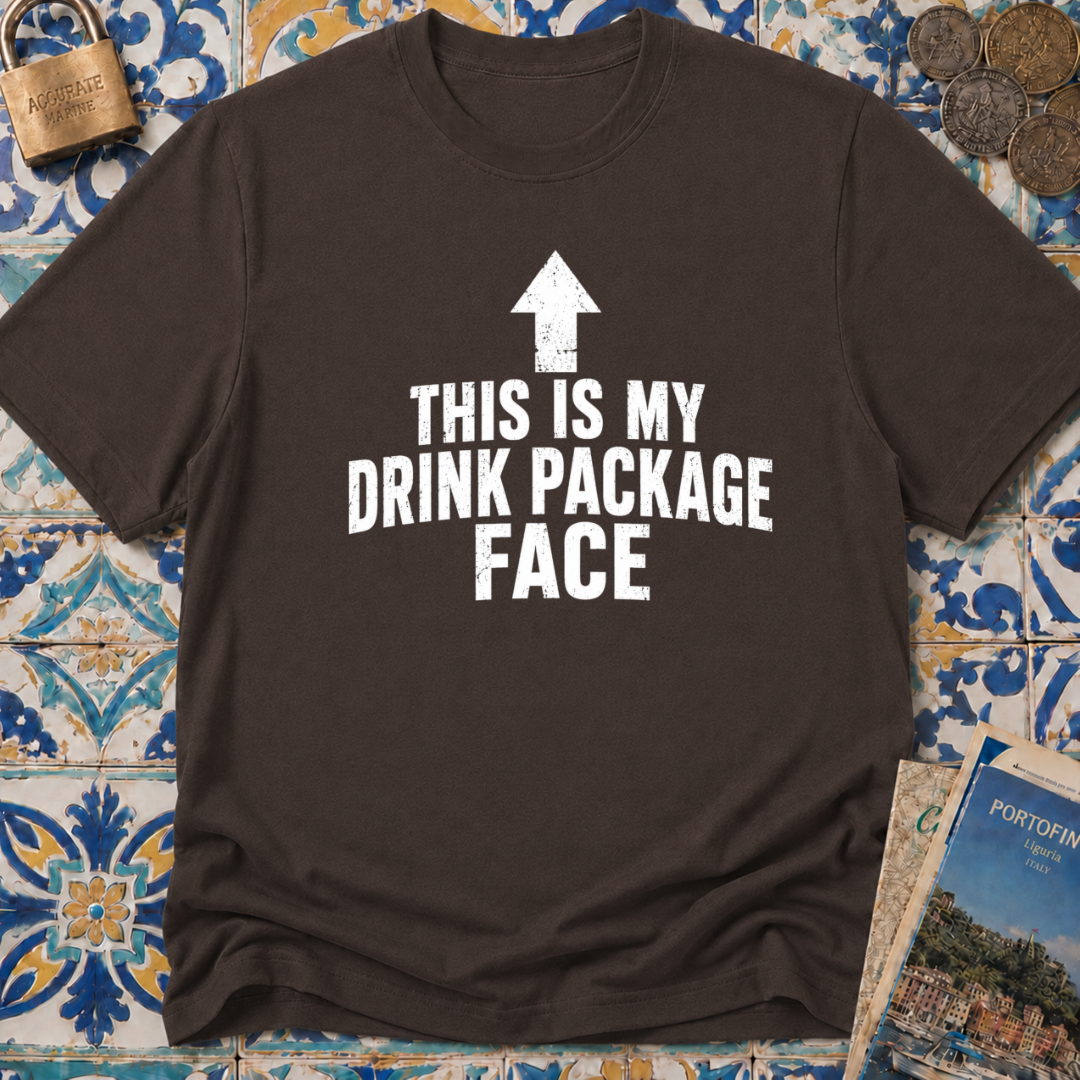 This Is My Drink Package Face T-shirt