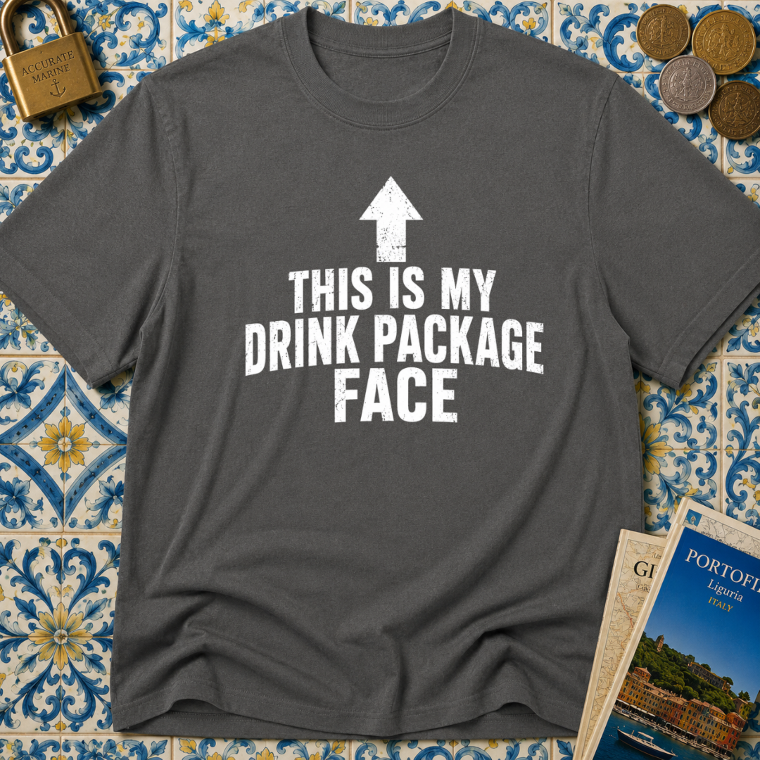 This Is My Drink Package Face T-shirt