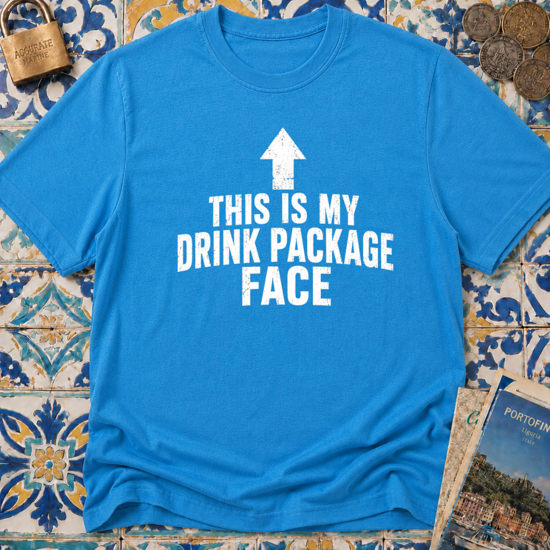 This Is My Drink Package Face T-shirt