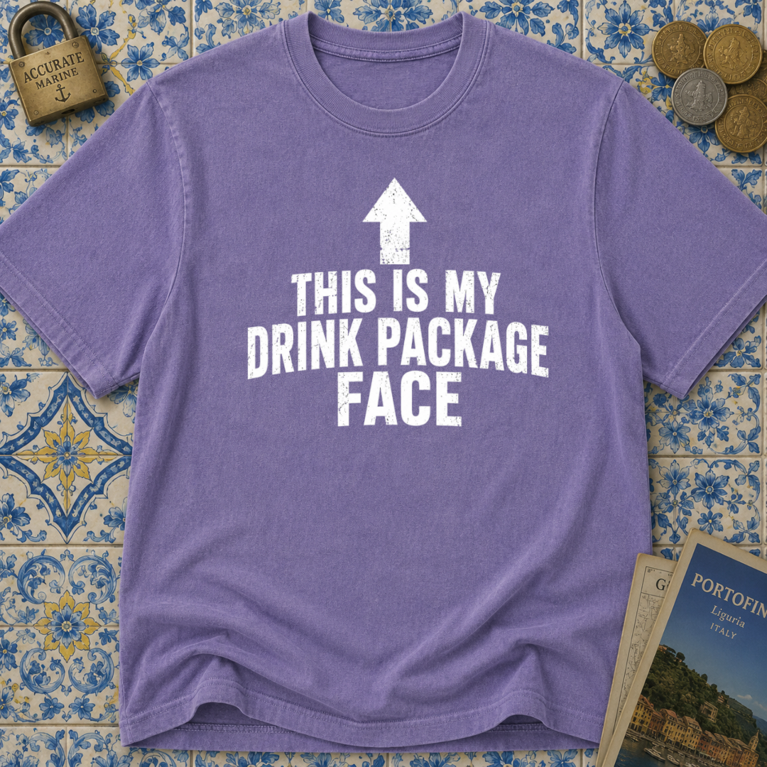 This Is My Drink Package Face T-shirt