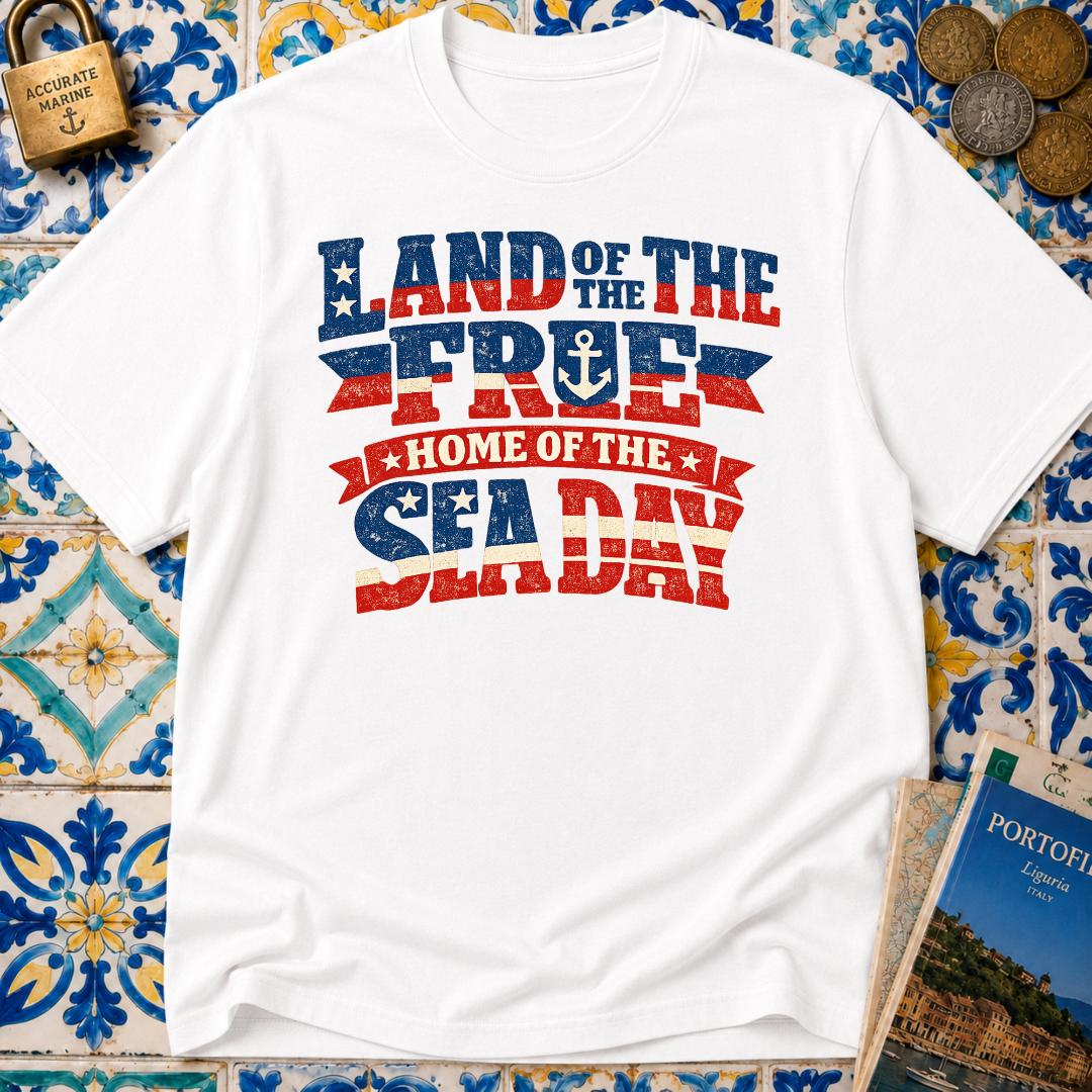 Land Of The Free Home Of The Sea Day T-shirt