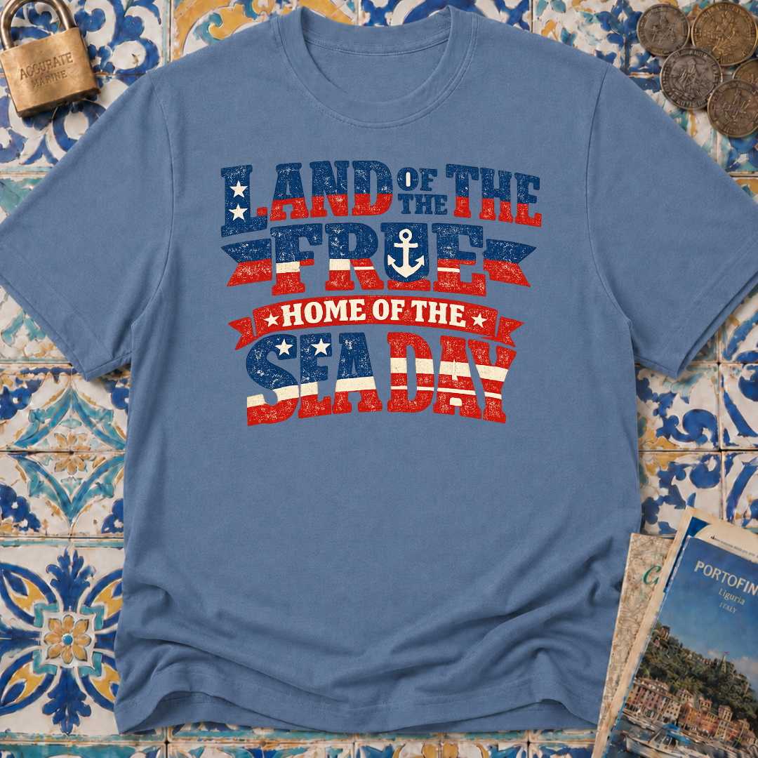 Land Of The Free Home Of The Sea Day T-shirt
