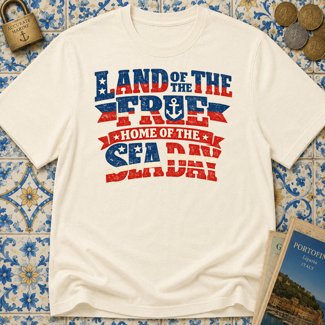 Land Of The Free Home Of The Sea Day T-shirt