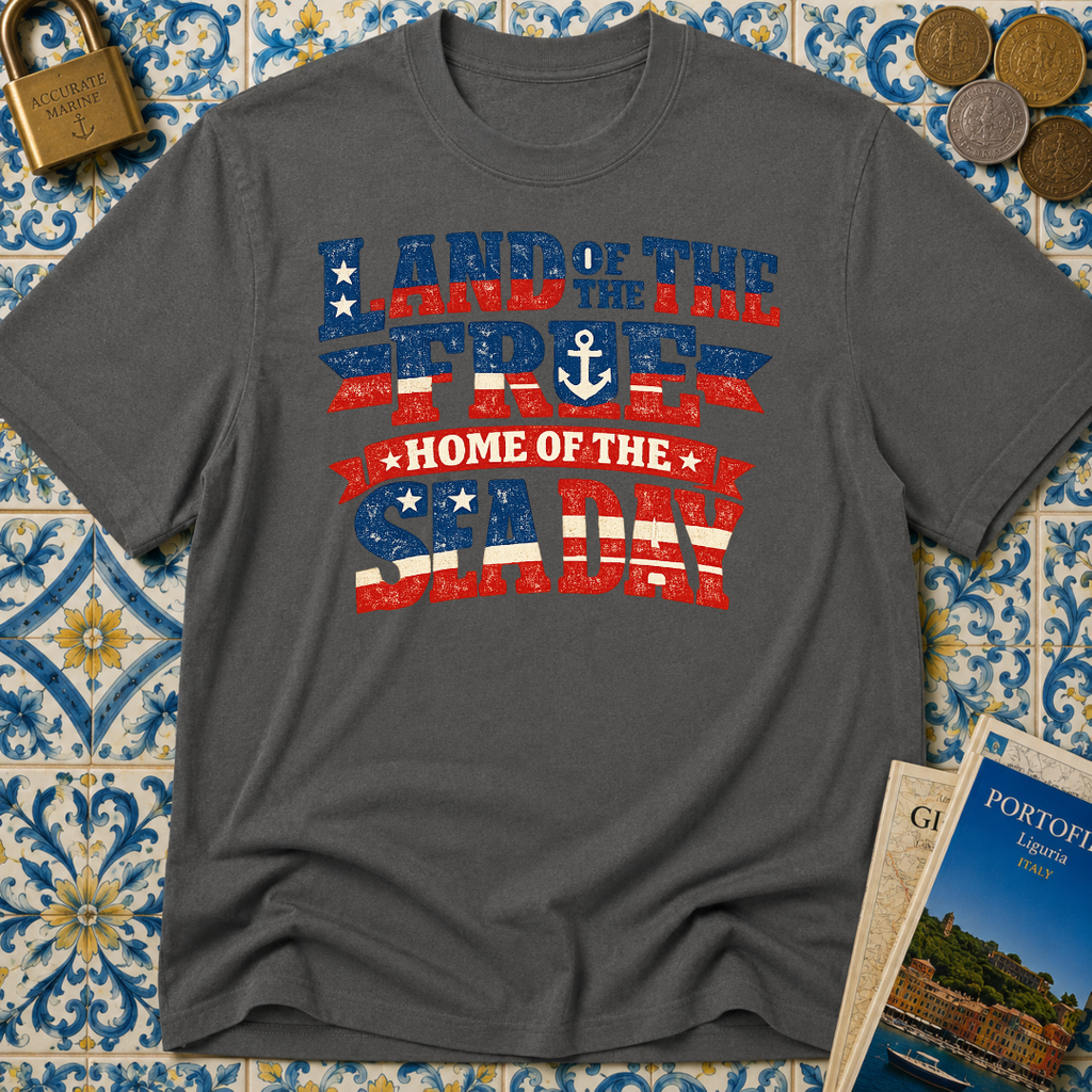 Land Of The Free Home Of The Sea Day T-shirt