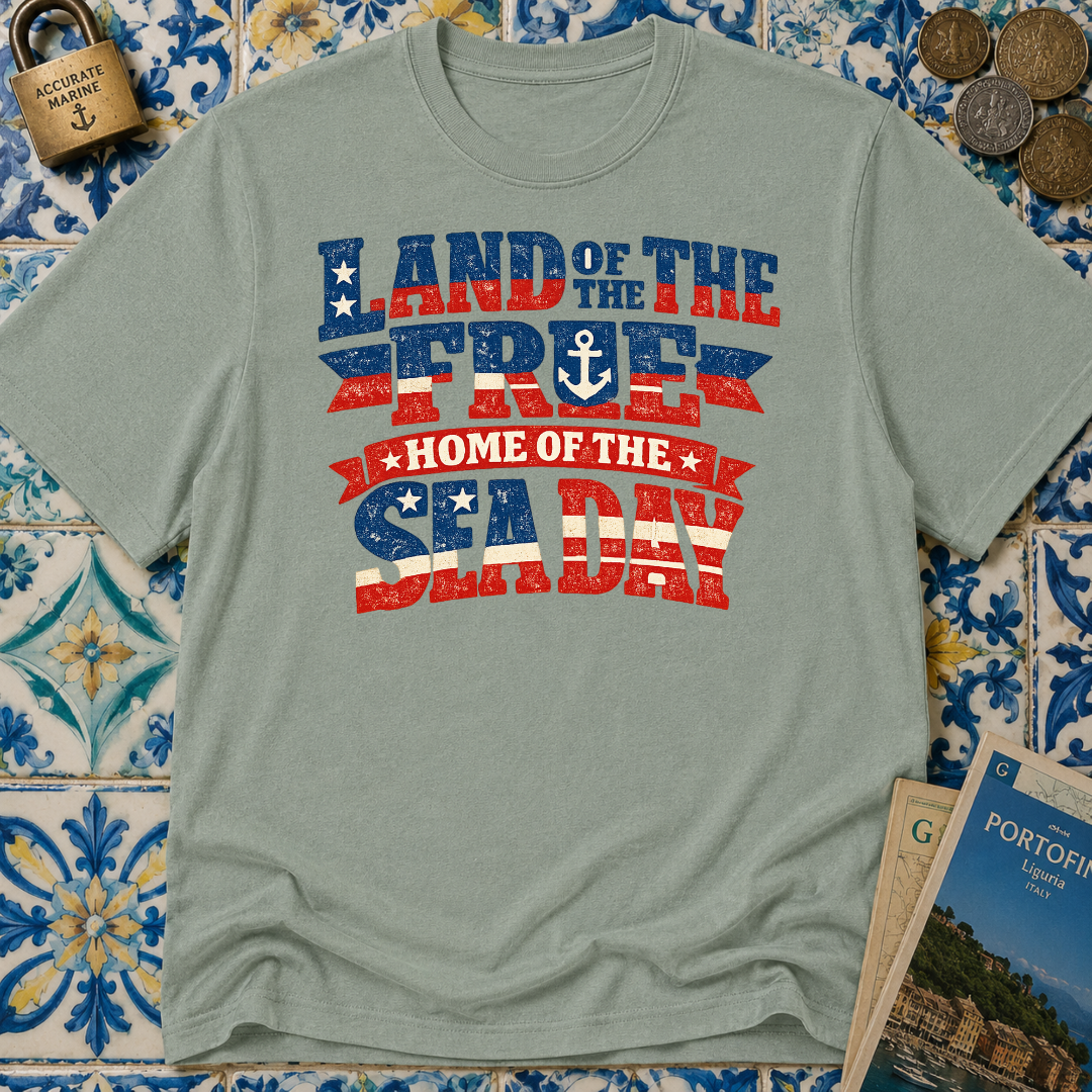Land Of The Free Home Of The Sea Day T-shirt