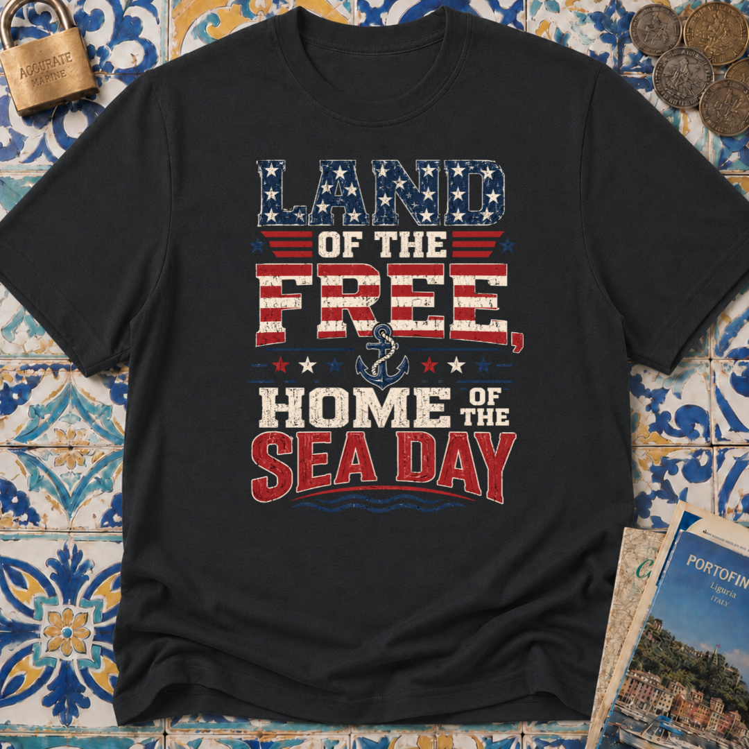 Land Of The Free Home Of The Sea Day T-shirt