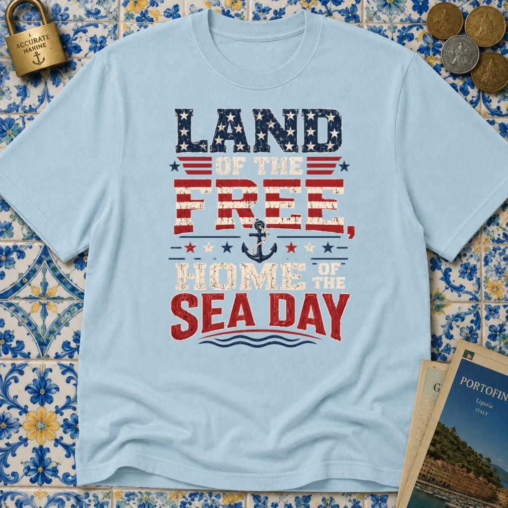 Land Of The Free Home Of The Sea Day T-shirt