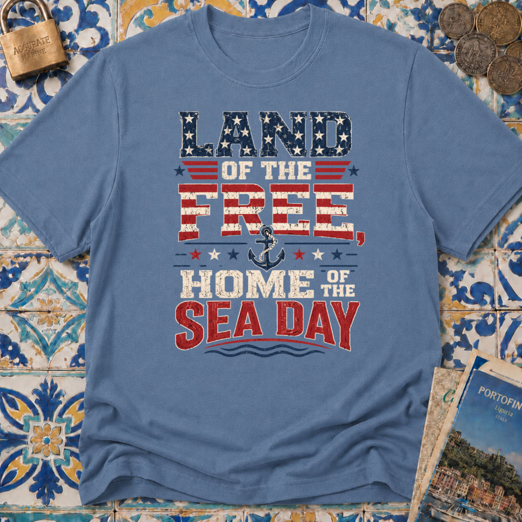 Land Of The Free Home Of The Sea Day T-shirt