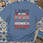 Land Of The Free Home Of The Sea Day T-shirt
