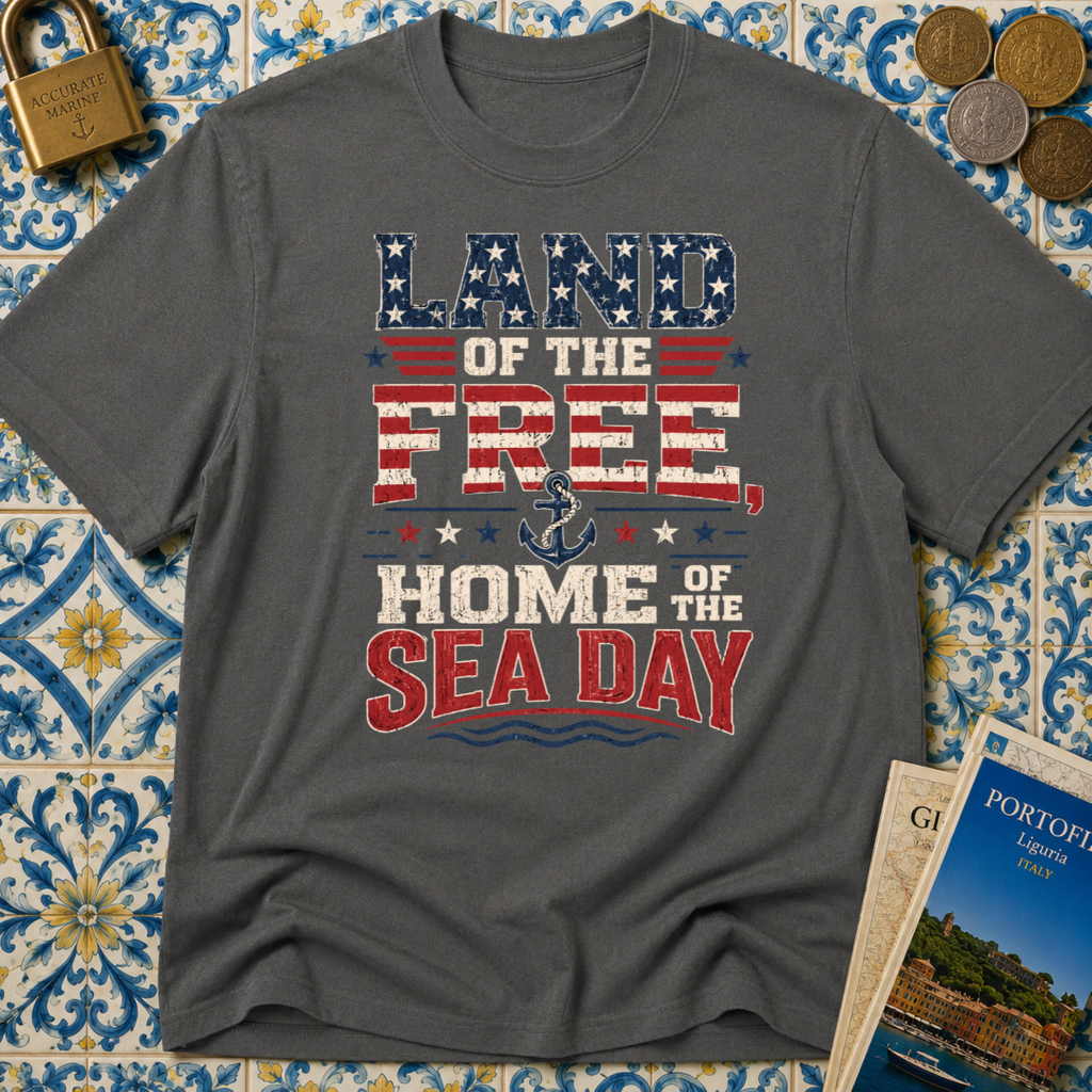 Land Of The Free Home Of The Sea Day T-shirt