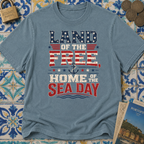 Land Of The Free Home Of The Sea Day T-shirt