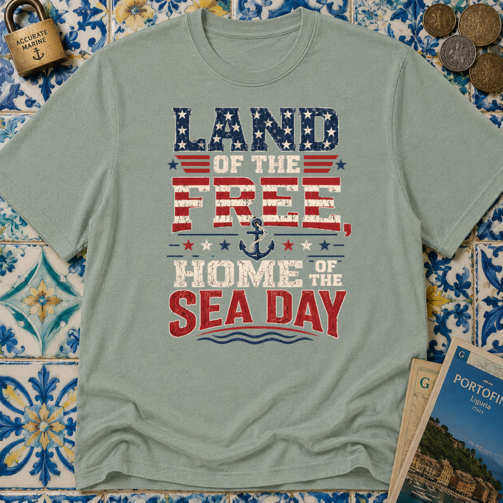 Land Of The Free Home Of The Sea Day T-shirt