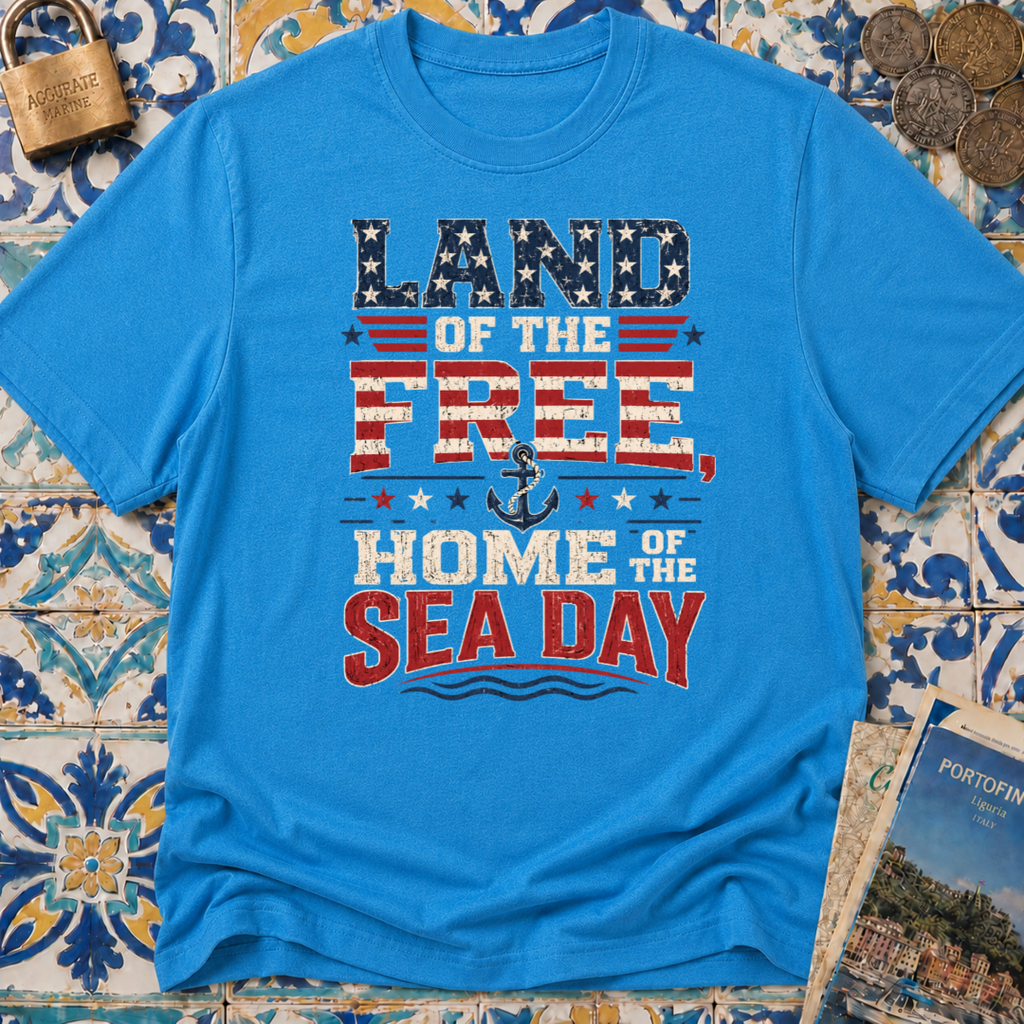 Land Of The Free Home Of The Sea Day T-shirt