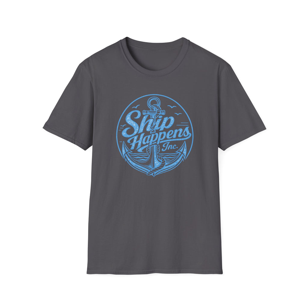 Ship Happens (Light Blue Print) T-Shirt