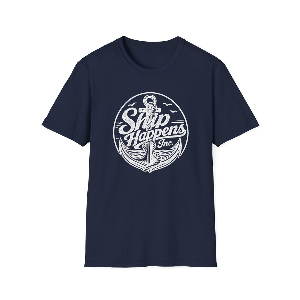 Ship Happens (White Print) T-Shirt