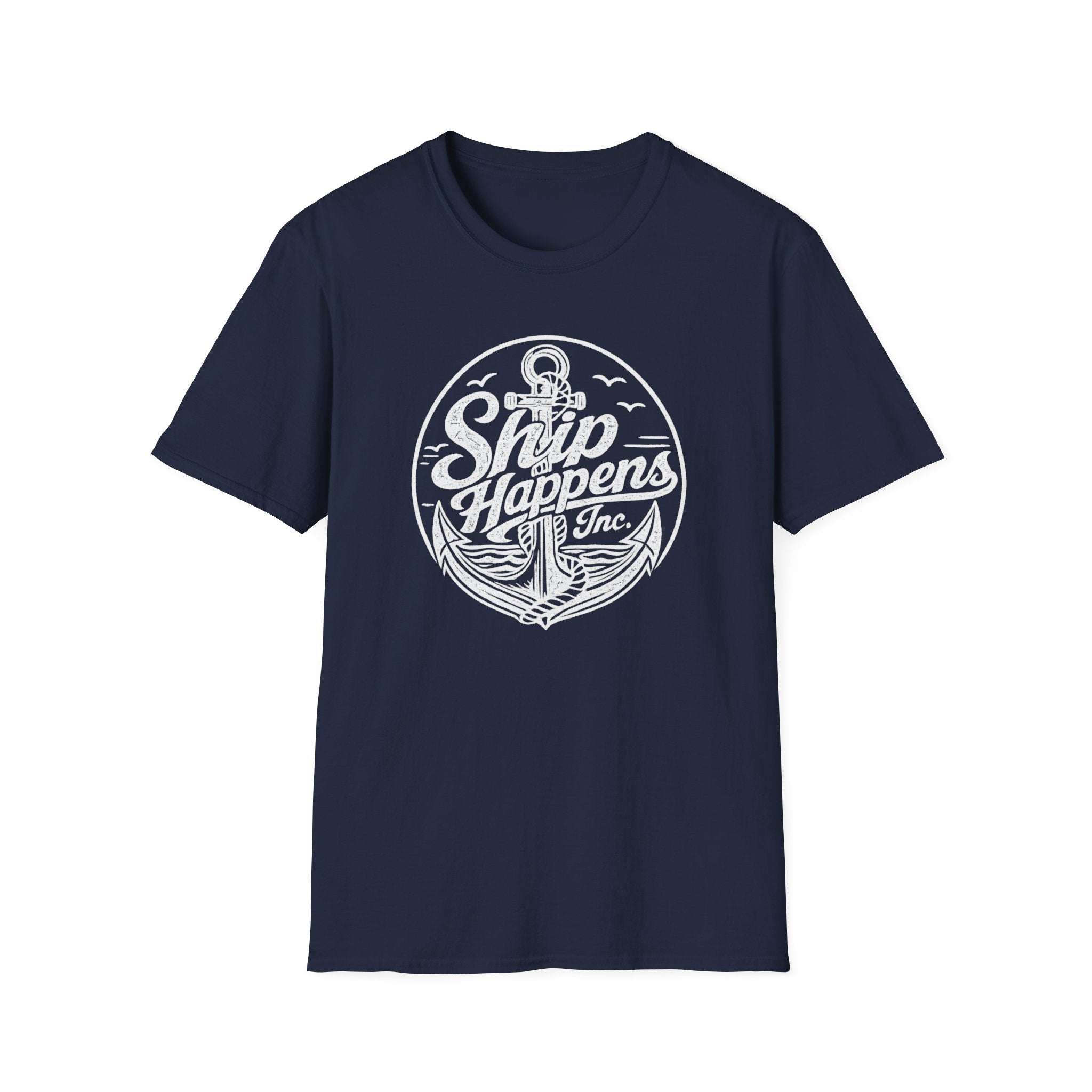 Ship Happens (White Print) T-Shirt