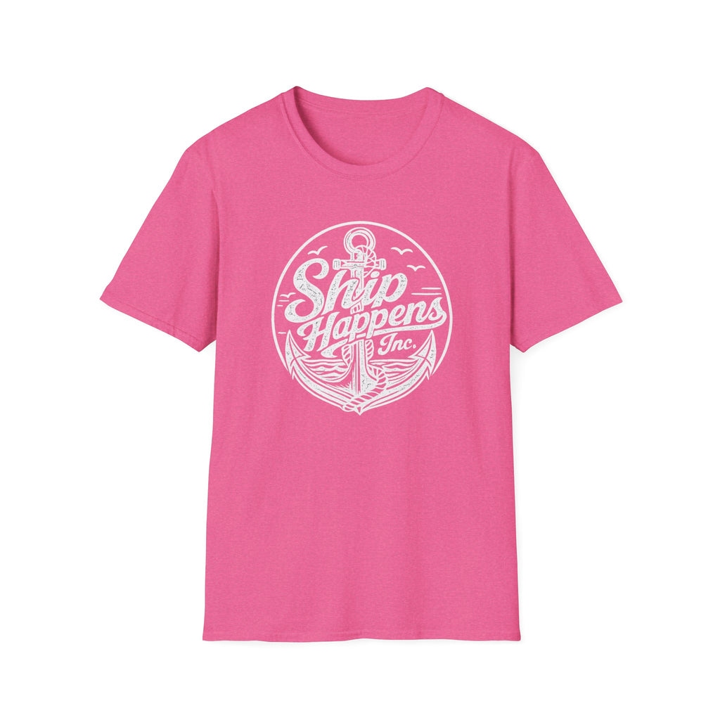 Ship Happens (White Print) T-Shirt